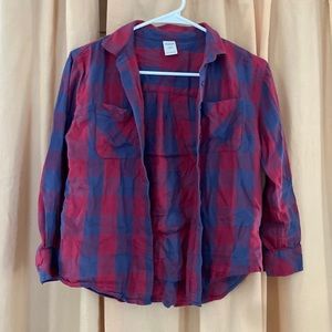 Flannel button up